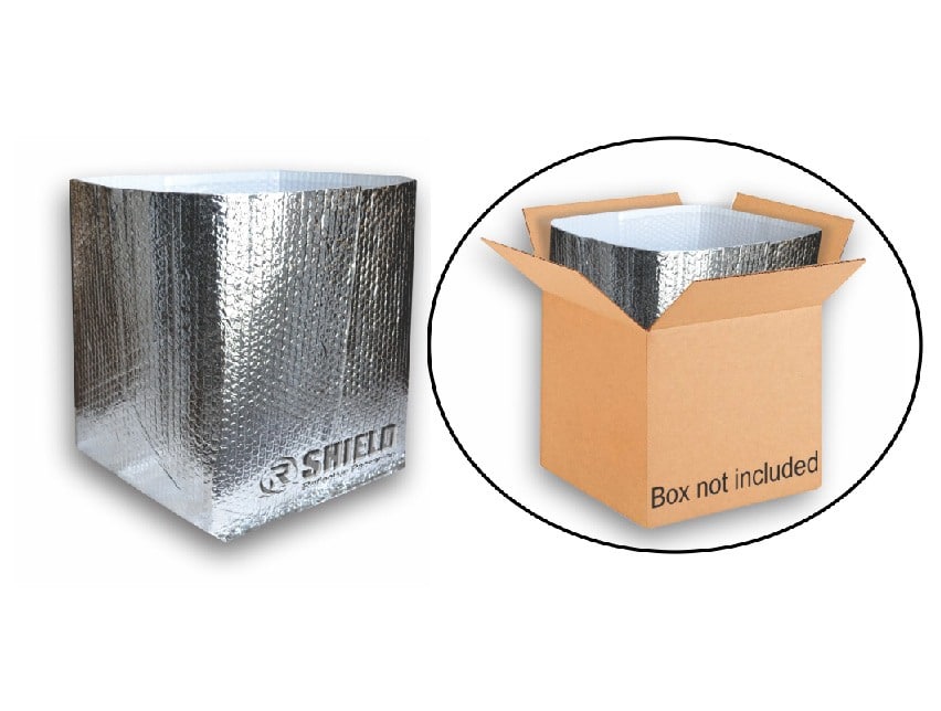 ALUMINIUM FOIL INSULATION SHIPPING BAG INSULATED BOX LINERS / THERMAL BOX  LINERS